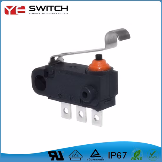 Interruptor de encendido de palanca iluminado por LED electrónico a prueba de agua, interruptor de botón pulsador automático con interruptor basculante táctil
