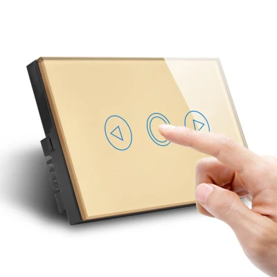 Interruptor eléctrico del tacto de la pared de WiFi del Smart Home por control remoto de la voz del teléfono móvil