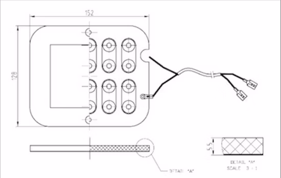Ew20002 Interruptor de asiento a prueba de agua Micro interruptor OPS