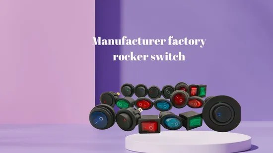 Interruptor basculante a prueba de agua con encendido/apagado Spst 3 pines con interruptor de botón pulsador de luz iluminada por LED