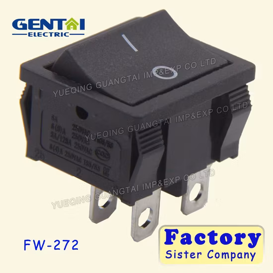 CQC T100/55 Interruptor basculante iluminado de 3 pines para máquina de café