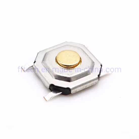 Tipo de empuje Vertical de la mejor calidad 5,2*5,2mm 6*6mm interruptor de empuje momentáneo montaje en superficie SMD interruptor táctil Micro interruptor interruptor táctil
